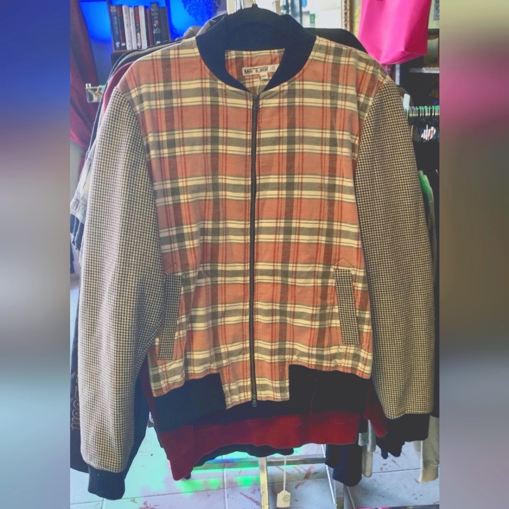 MR TURK medium plaid jacket